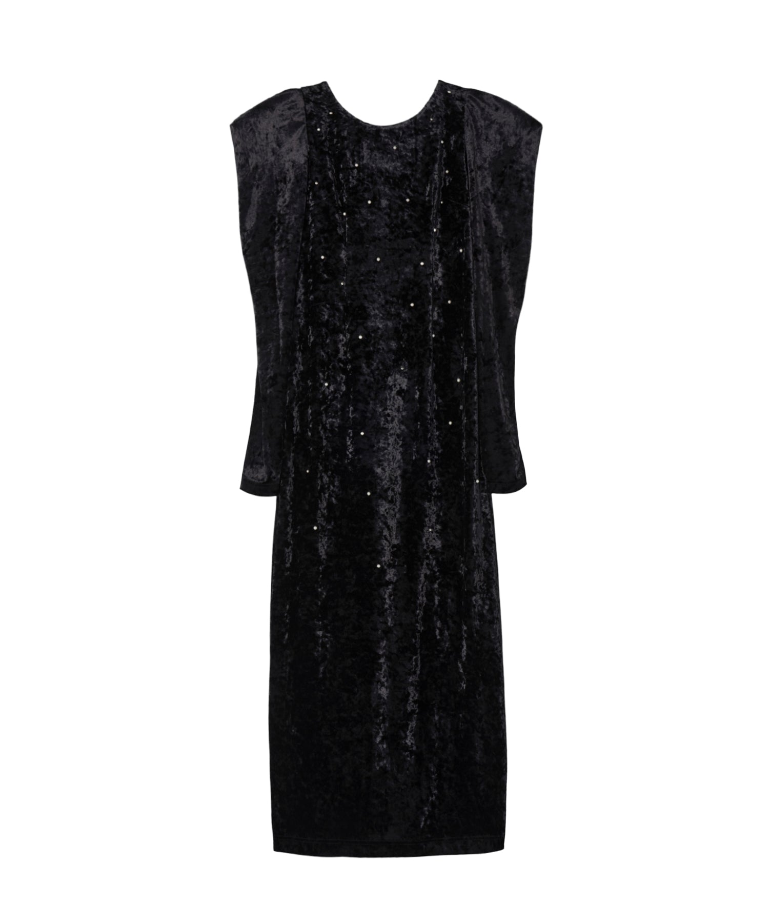 PEARL GLOW VELOUR DRESS