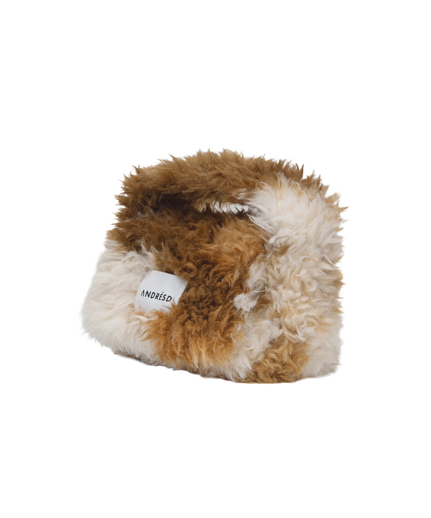 PERRO FUR BAG ブラウン 横物撮り画像