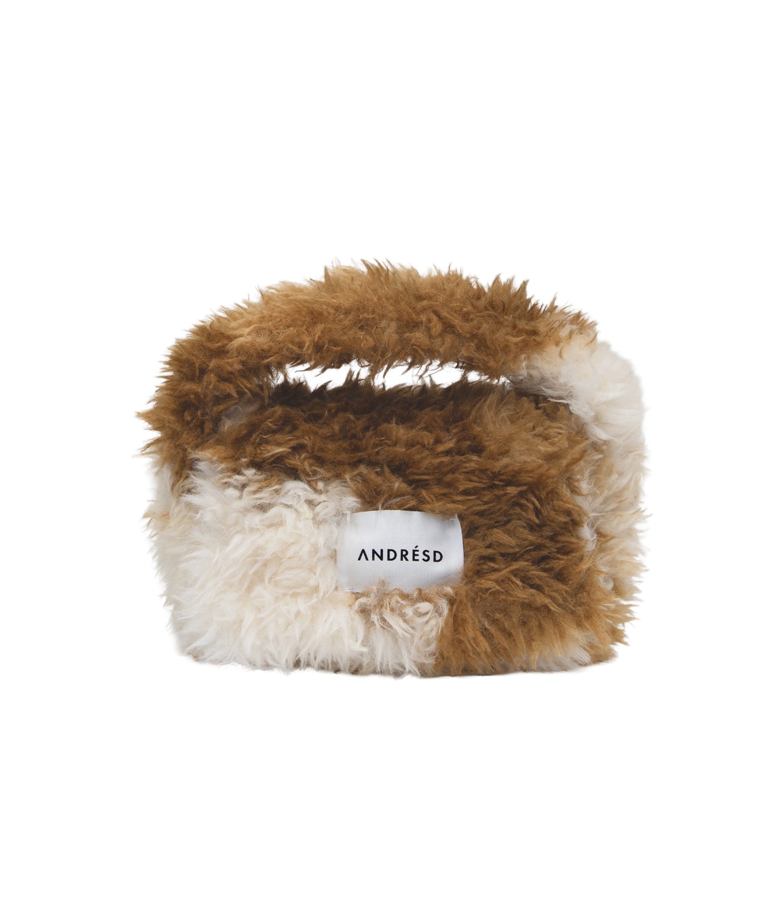 PERRO FUR BAG ブラウン 正面物撮り画像