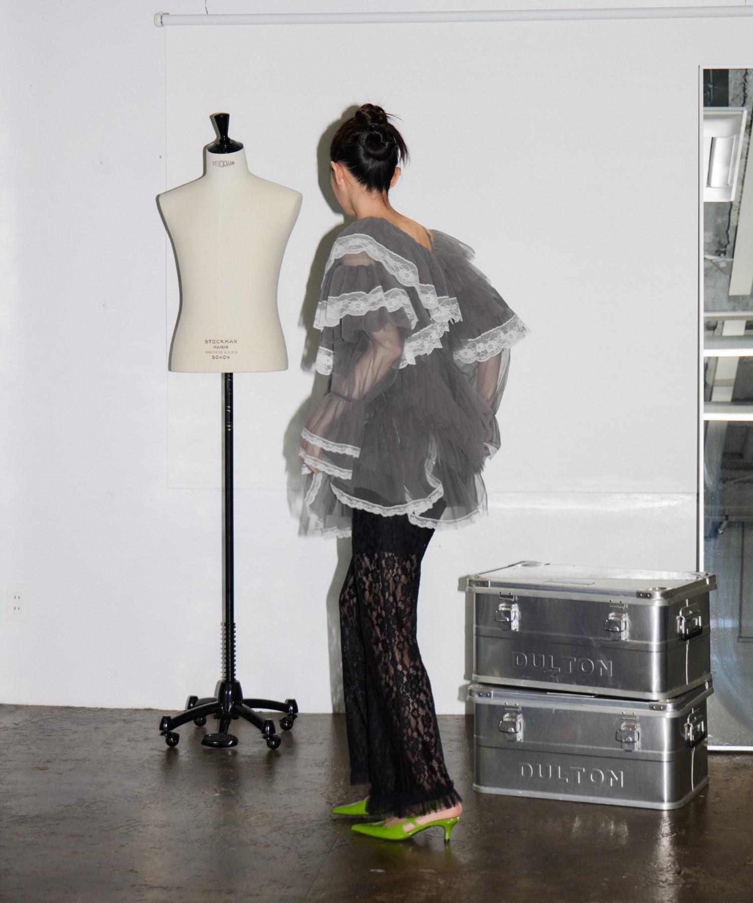 RUFFLE TULLE TOPS & MINI DRESS