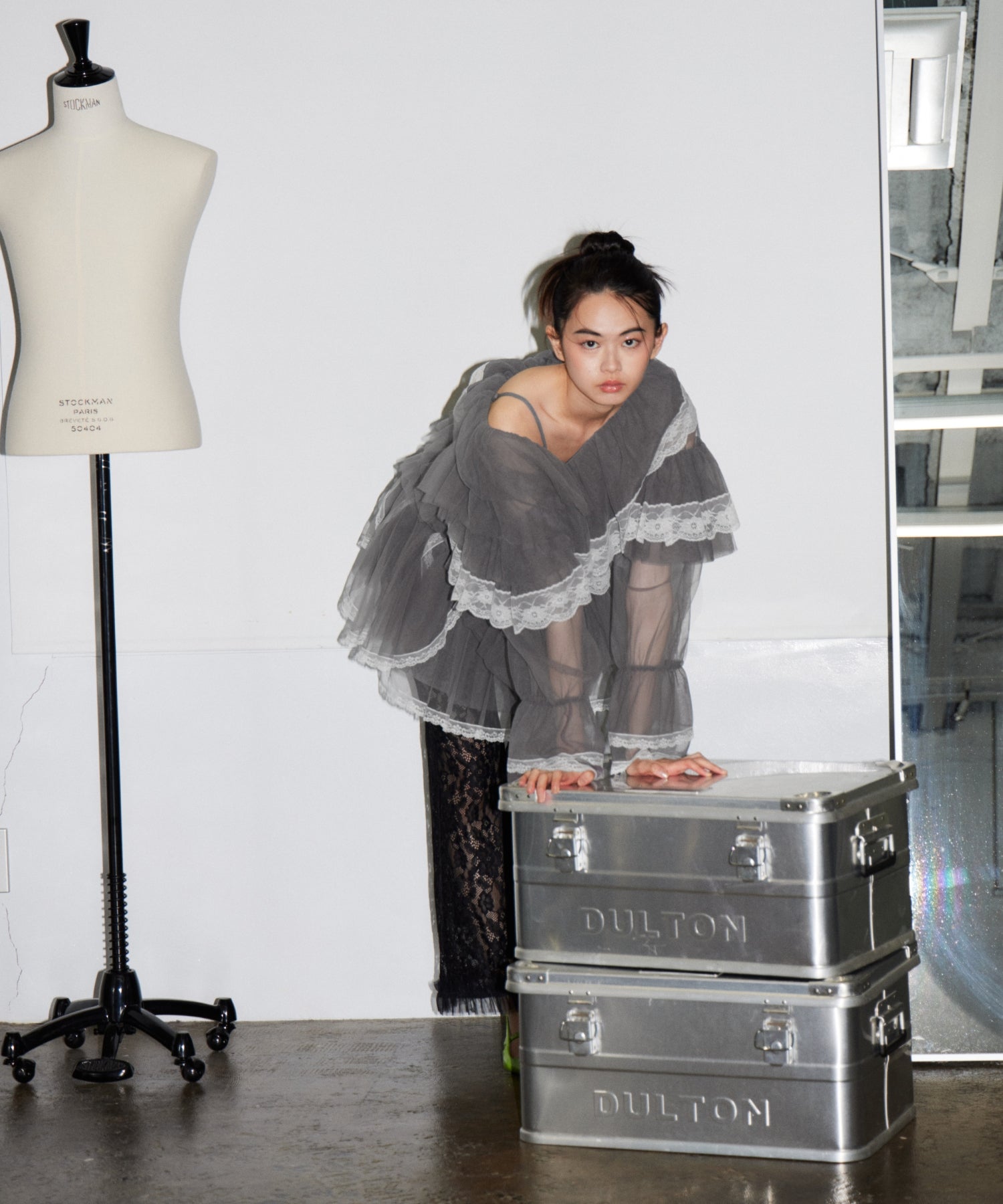 RUFFLE TULLE TOPS & MINI DRESS