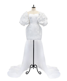 BLISS DRESS ホワイト 正面全身物撮り画像