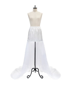 BLISS DRESS ホワイト 正面トレーン 物撮り画像