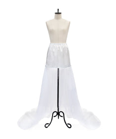 BLISS DRESS ホワイト 正面トレーン 物撮り画像