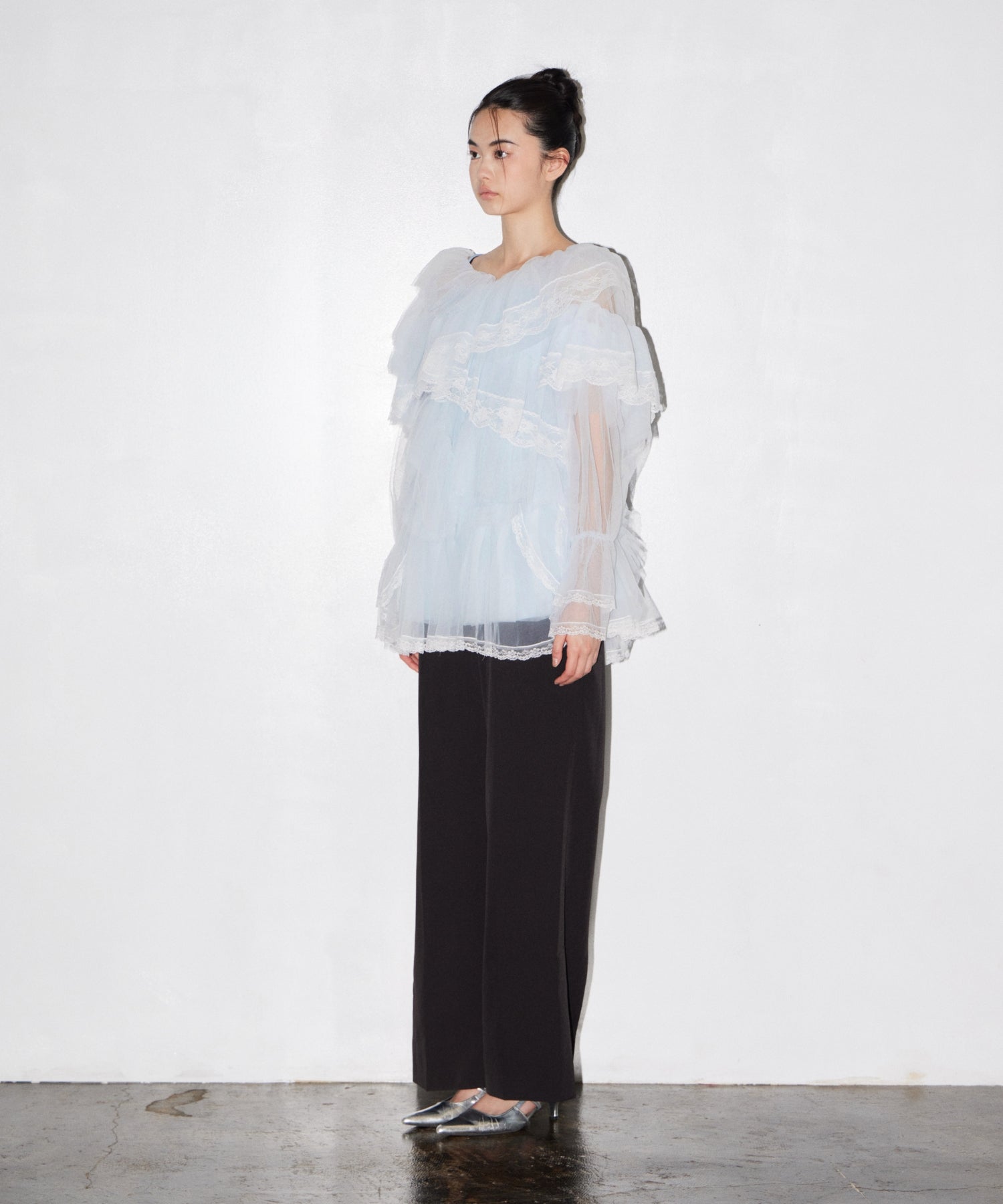 RUFFLE TULLE TOPS & MINI DRESS