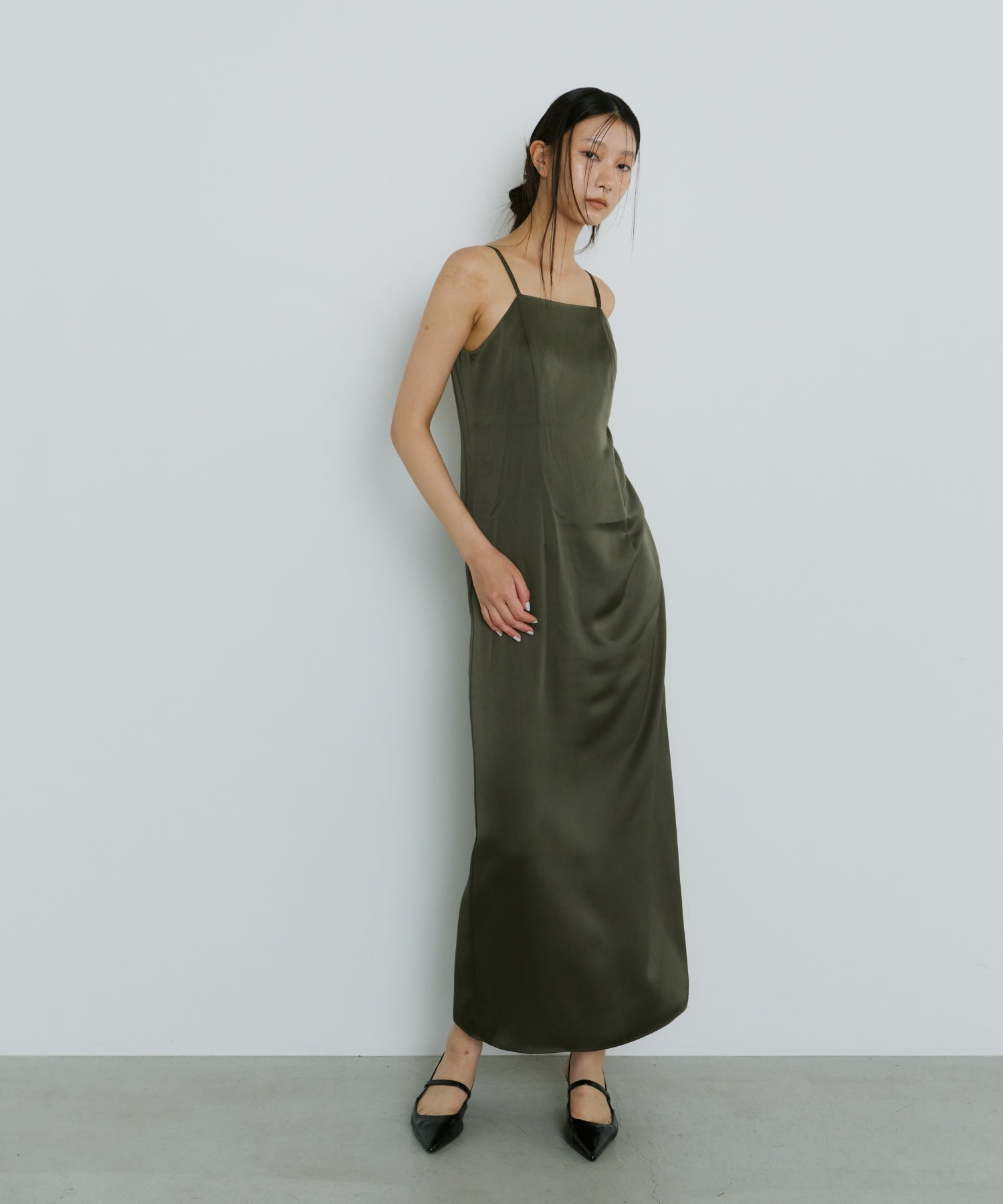 SATIN MINIMAL DRESS