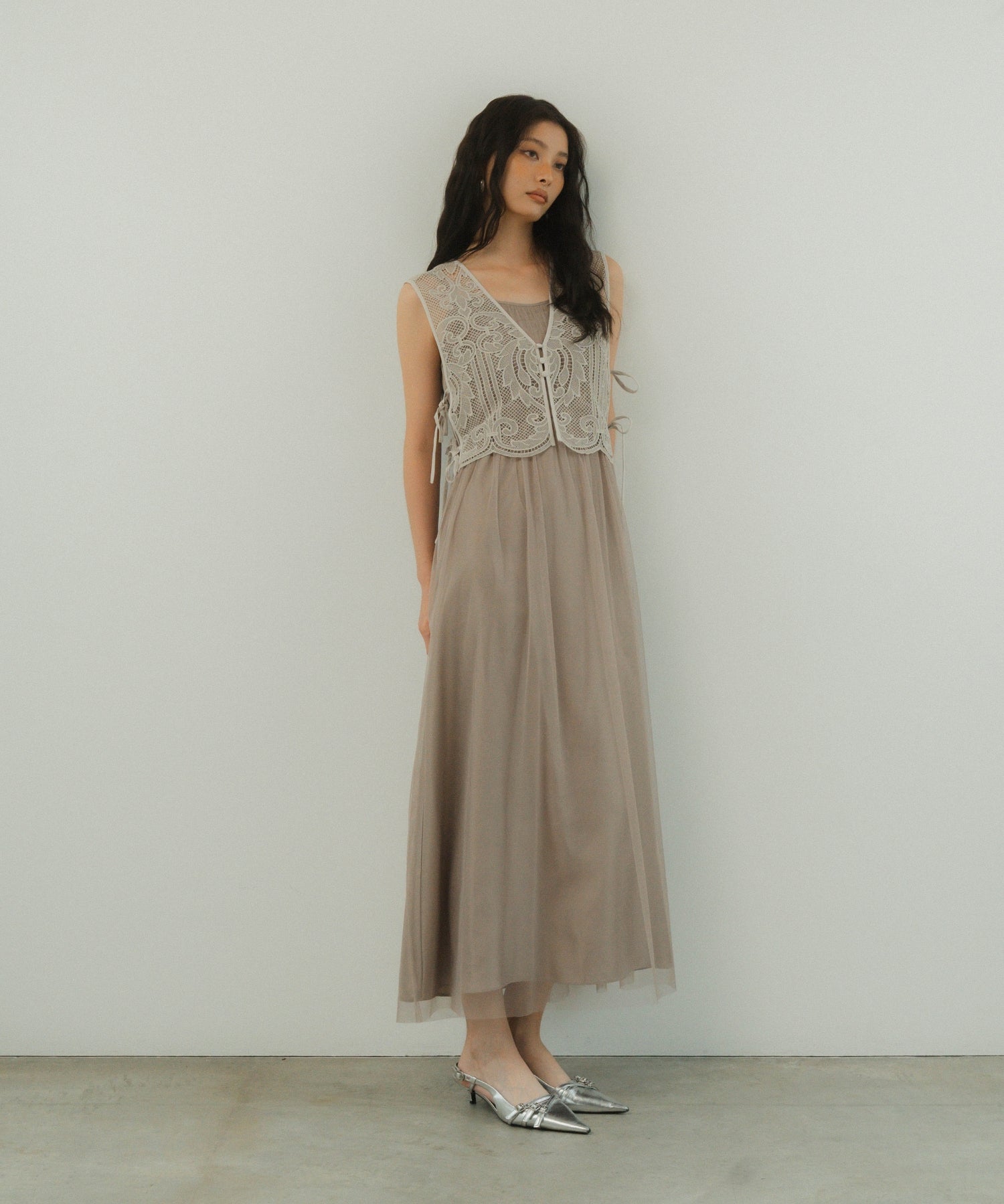 TULLE LAYERED DRESS
