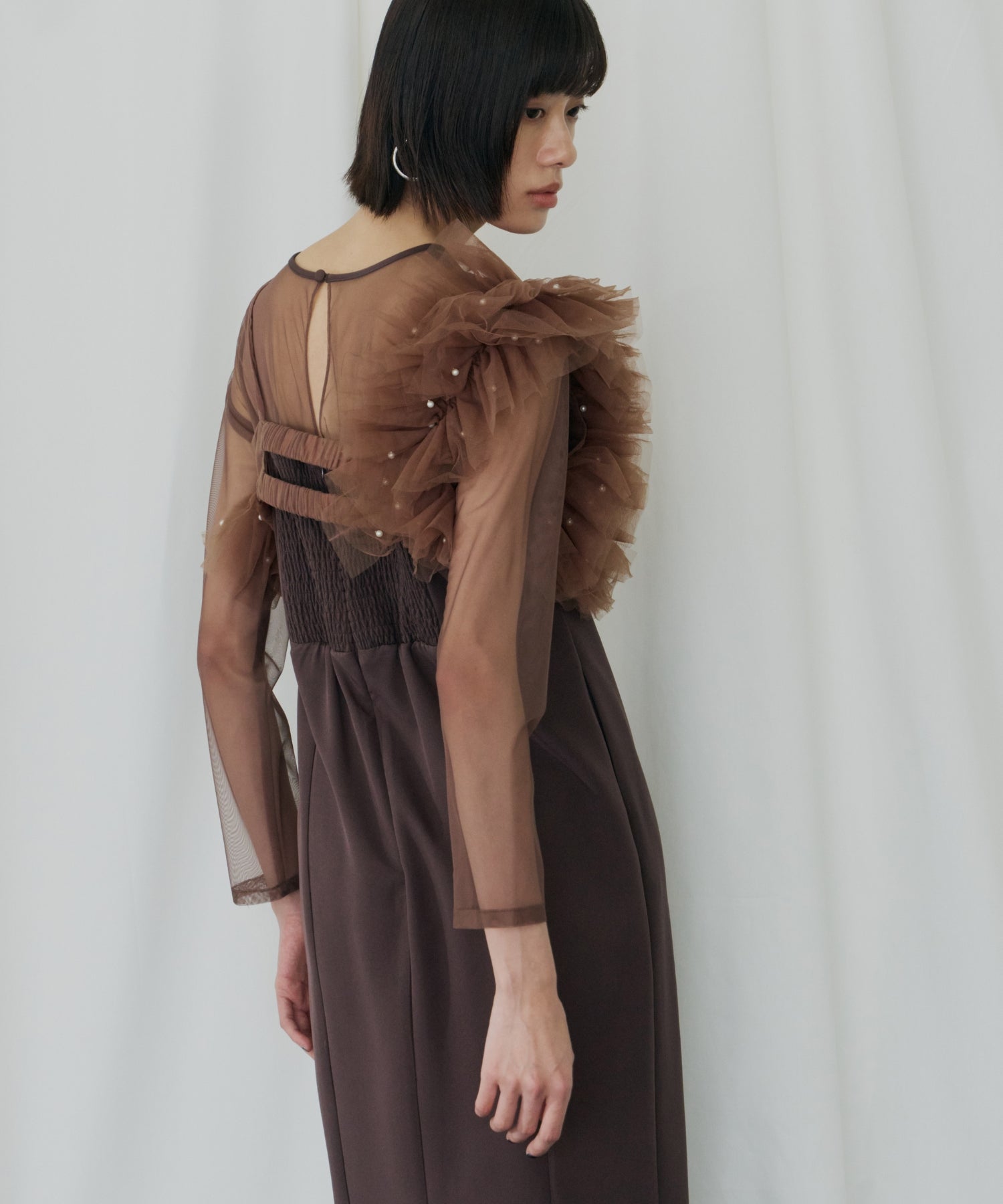 PEARL BUSTIER DRESS