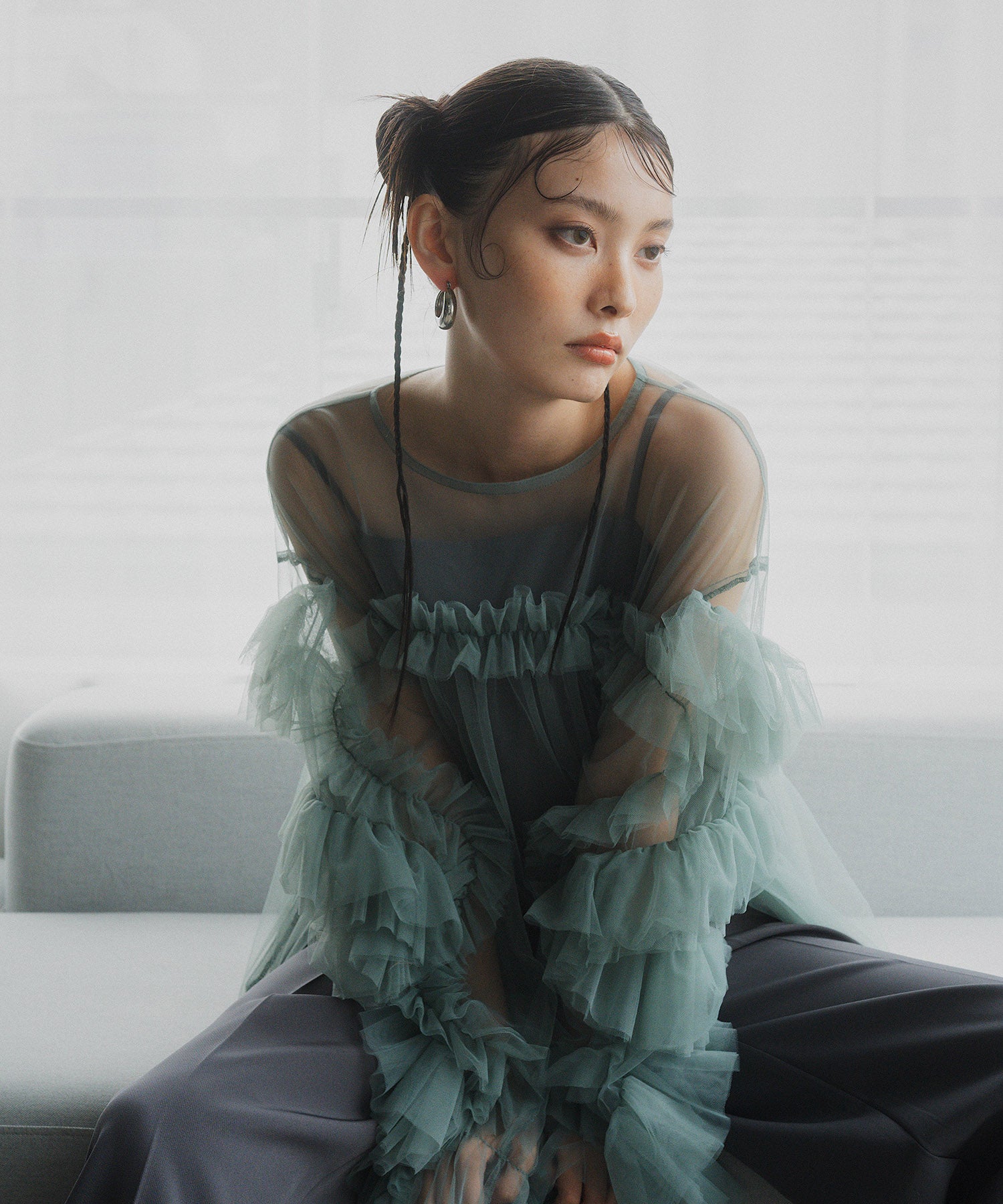 DECORATIVE TULLE TOPS