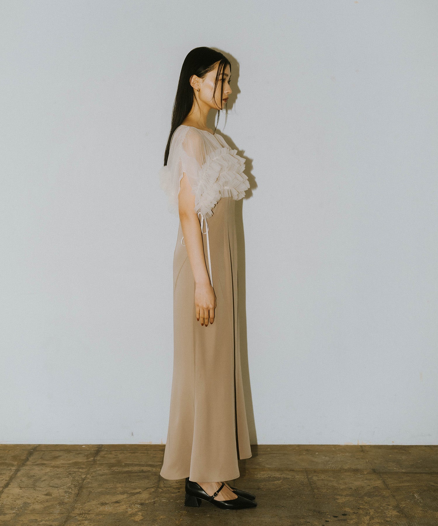 VOLUME SOFT TULLE DRESS