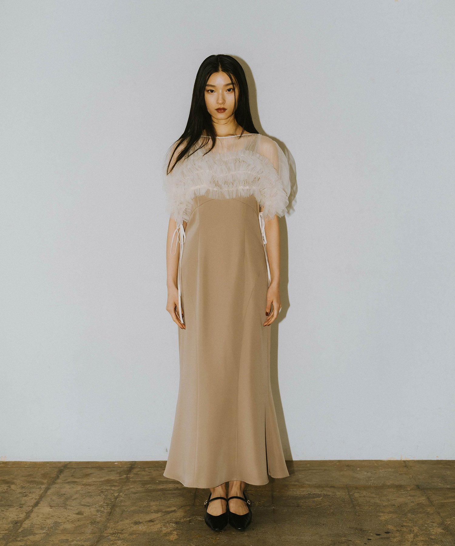 VOLUME SOFT TULLE DRESS
