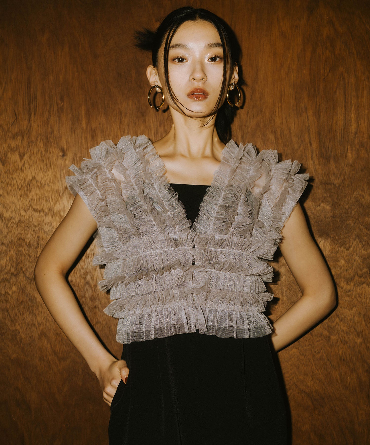 TULLE VEST ALL IN ONE DRESS