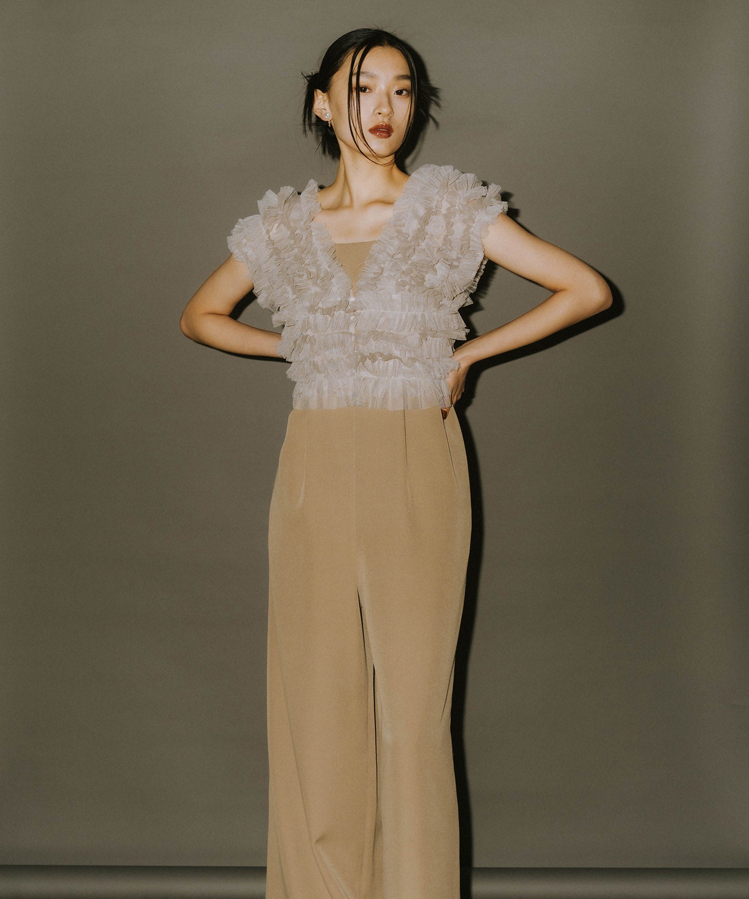 TULLE VEST ALL IN ONE DRESS