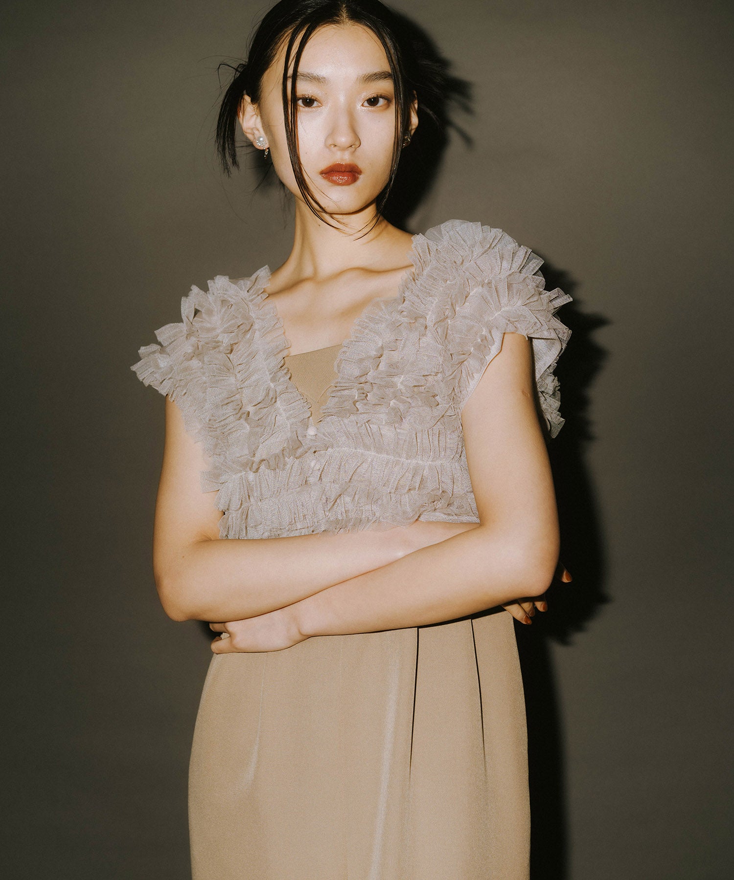 TULLE VEST ALL IN ONE DRESS