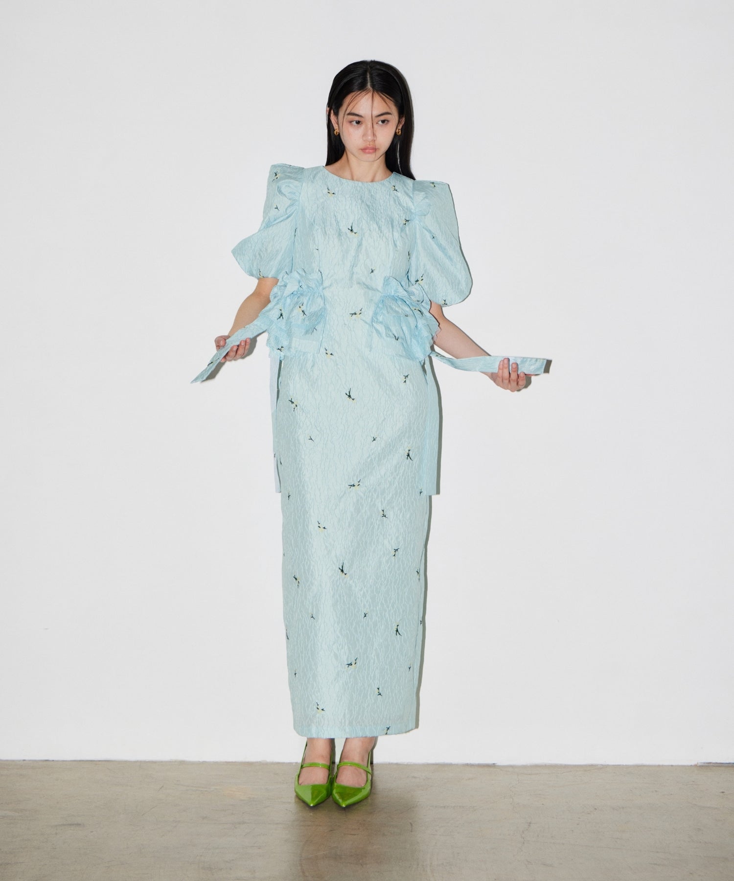 BLOSSOM FRILL DRESS