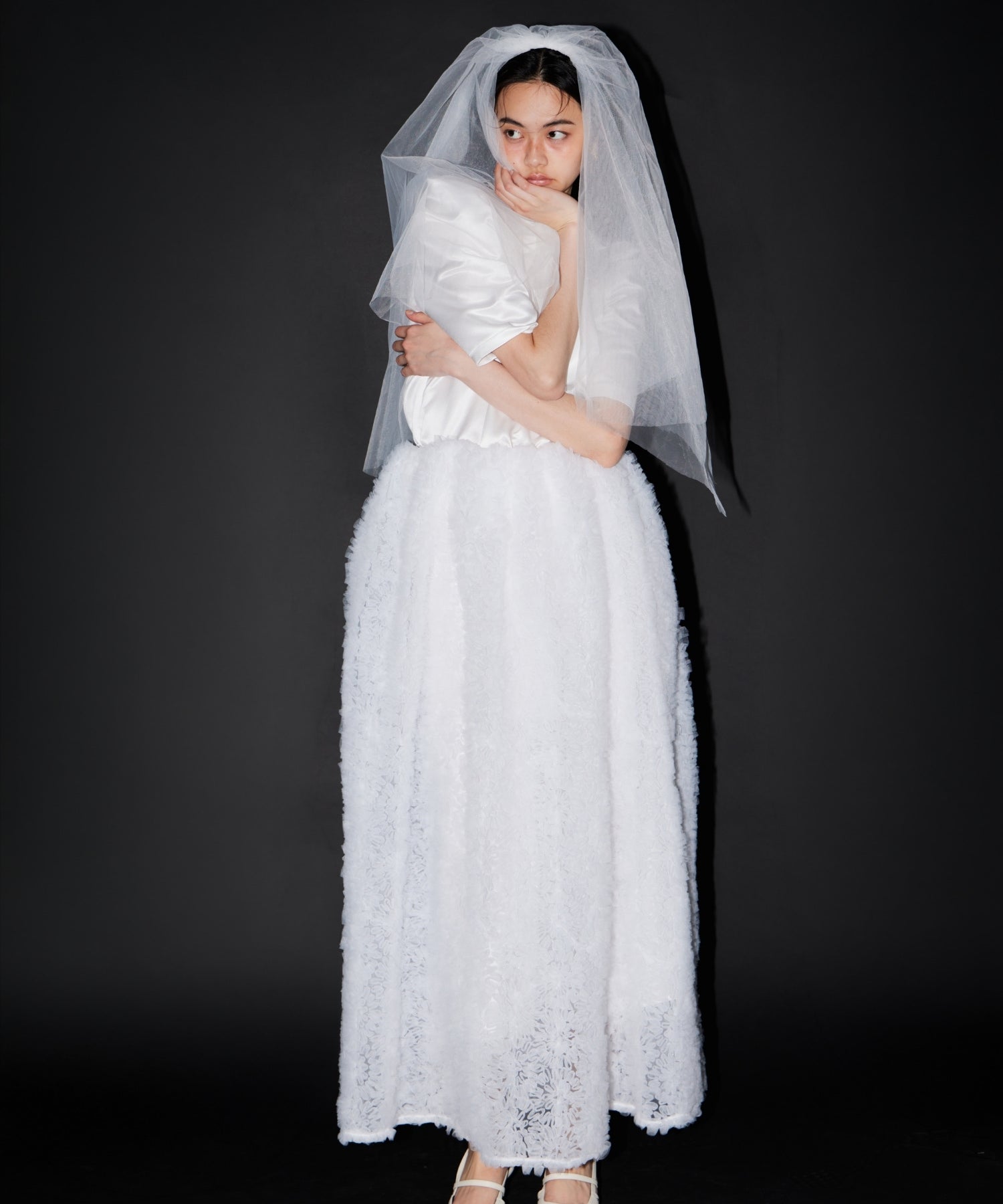 MOCOMOCO SET UP HALF SLEEVE DRESS