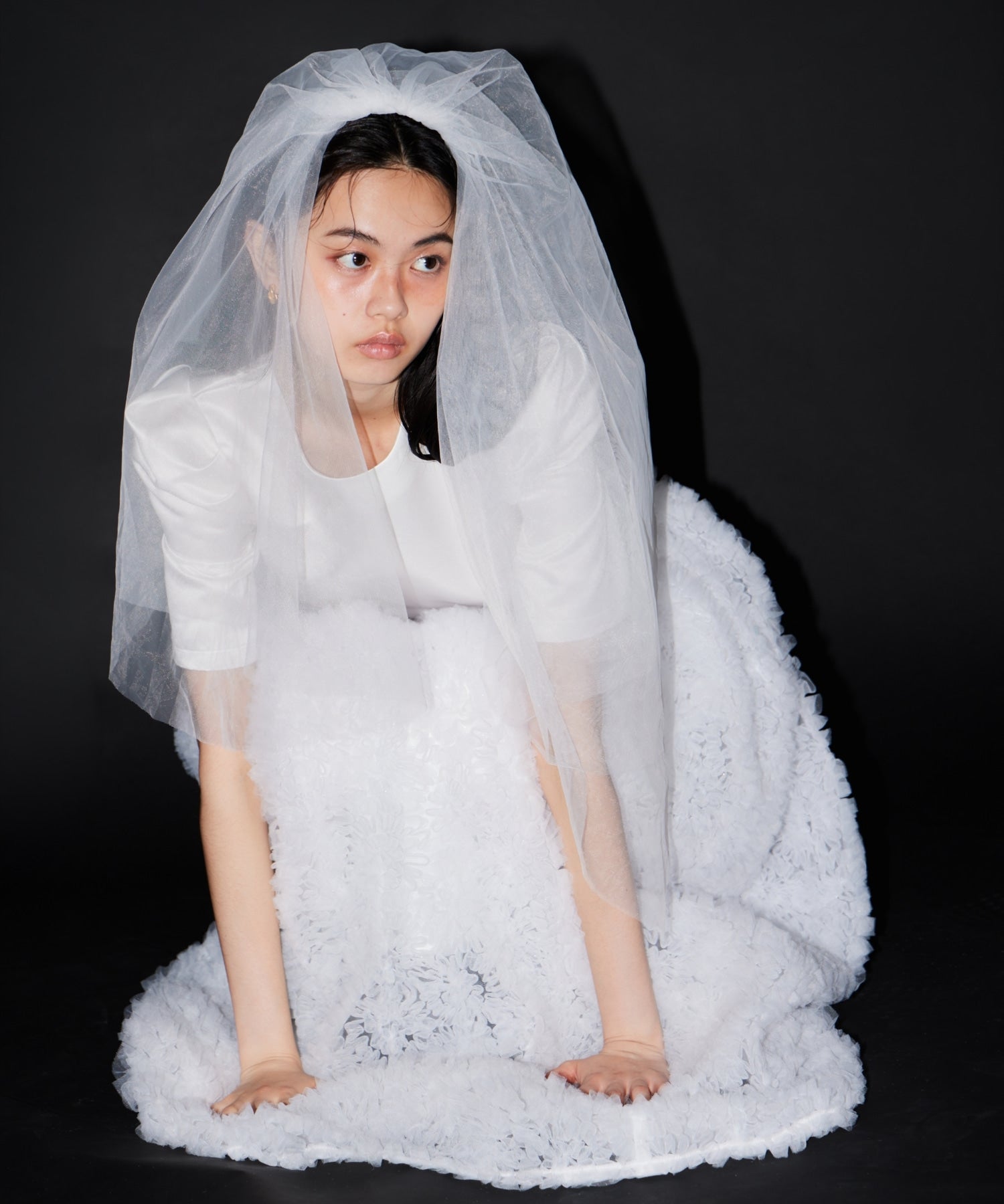 MOCOMOCO SET UP HALF SLEEVE DRESS