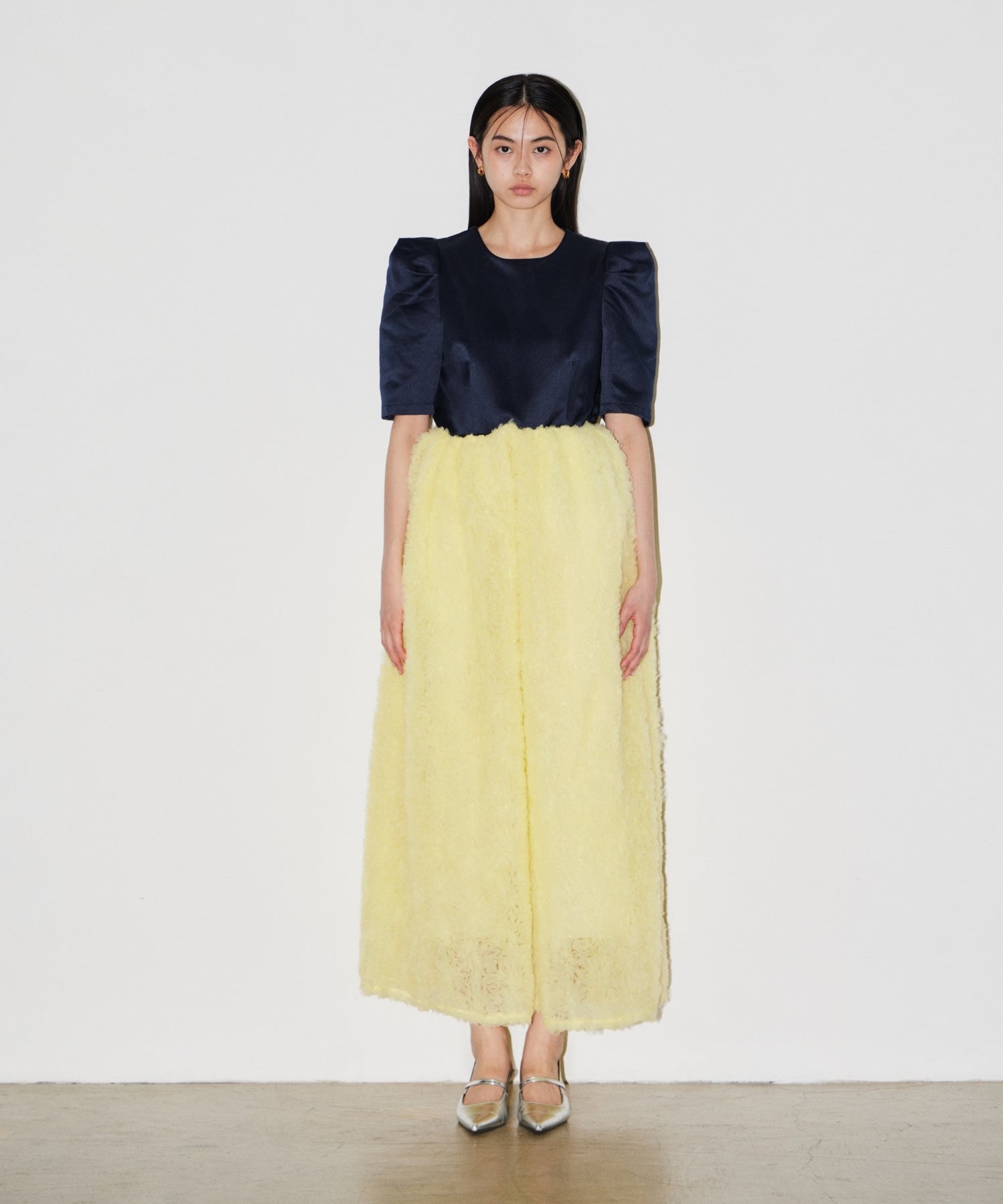 MOCOMOCO SET UP HALF SLEEVE DRESS
