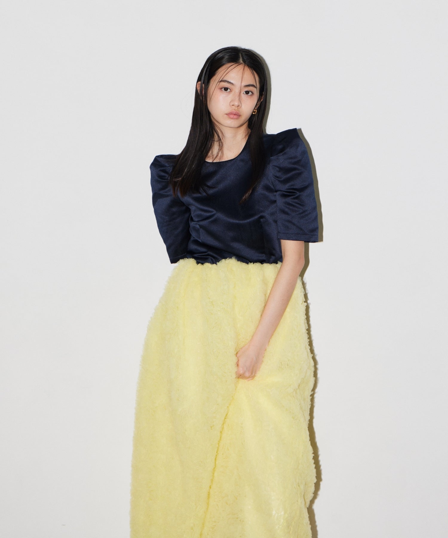 MOCOMOCO SET UP HALF SLEEVE DRESS
