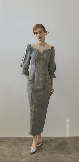 round cut dress