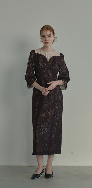 round cut dress