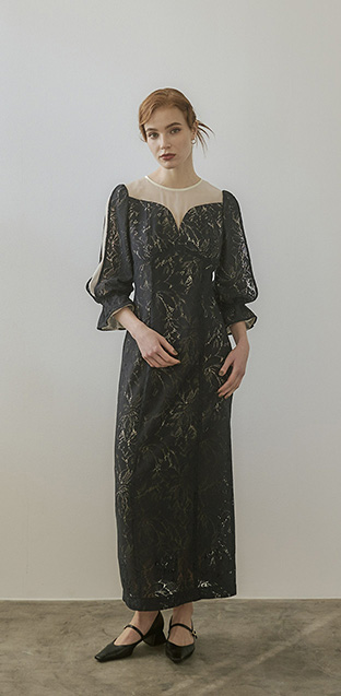 round cut dress
