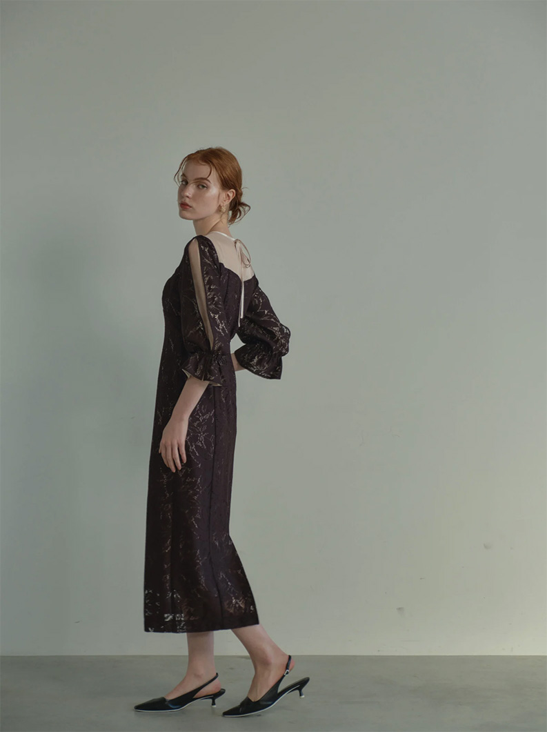 round cut dress