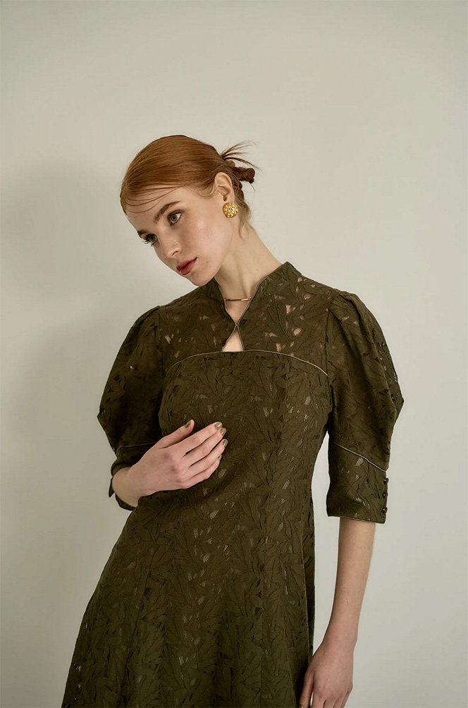 cross accent dress