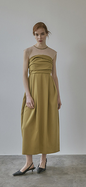 cocoon random bare dress