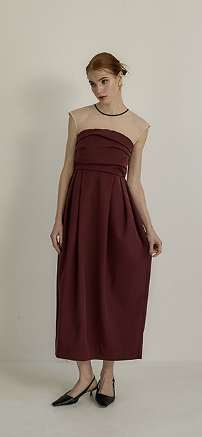 cocoon random bare dress
