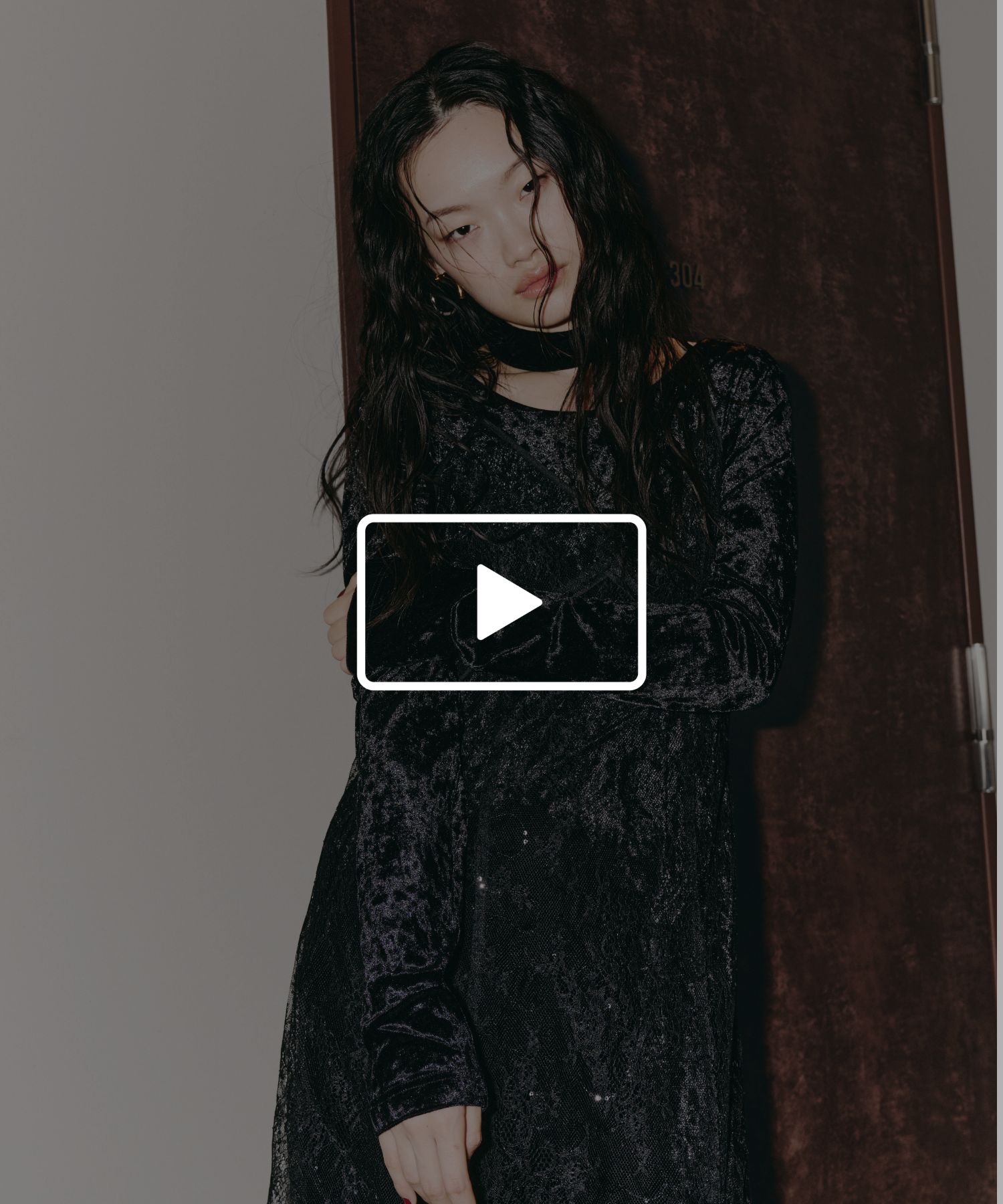 sparkle lace velour dress | ANDRESD